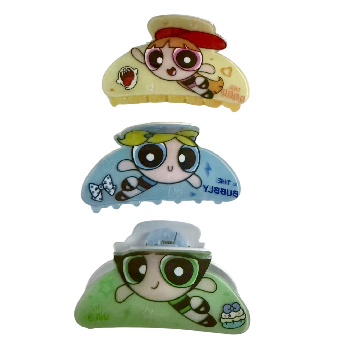 Power Puff Girls - Hair Claw Clip set of 3