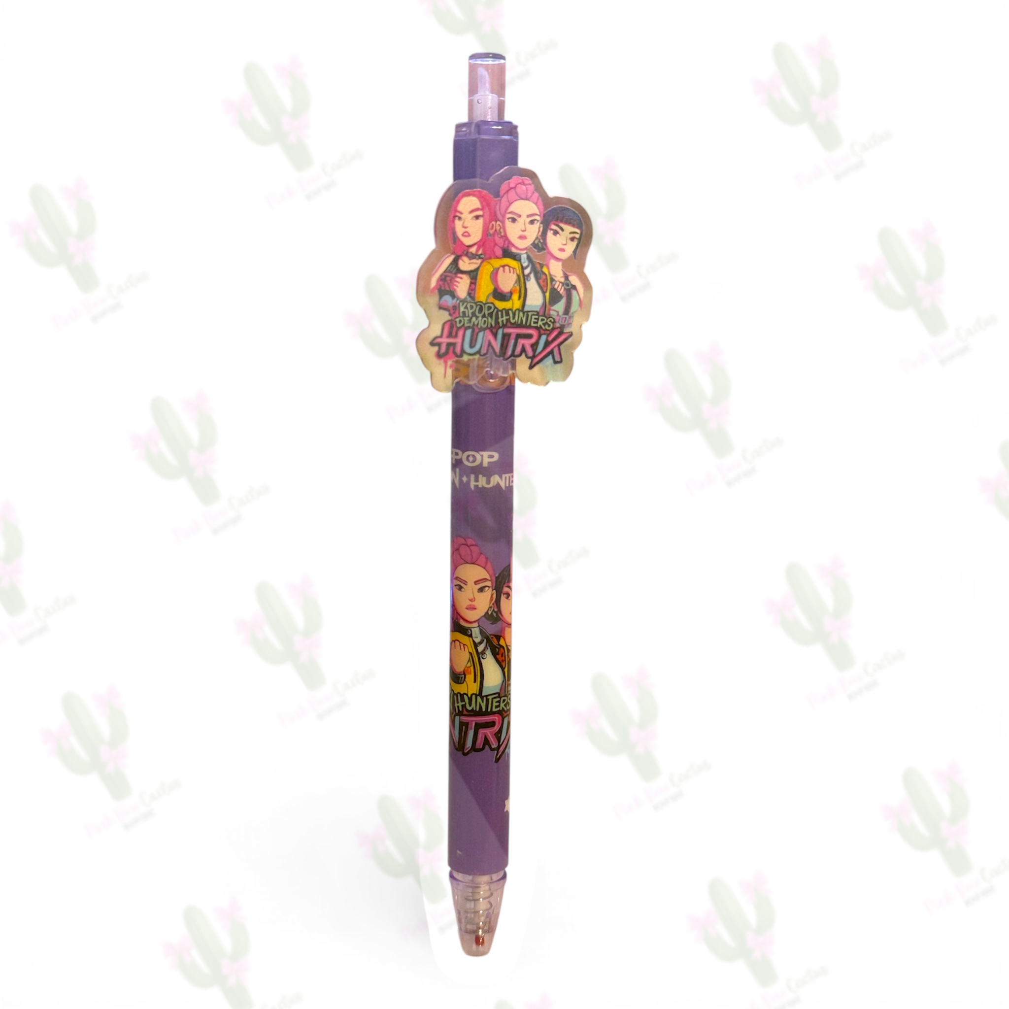 K-Pop Demon Hunters GROUP  Cartoon Printed Black Gel Pen